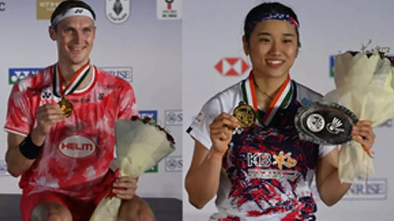 India Open 2025: Olympic champions Viktor Axelsen, An Se Young clinch singles titles India Open 2025: Olympic champions Viktor Axelsen, An Se Young clinch singles titles