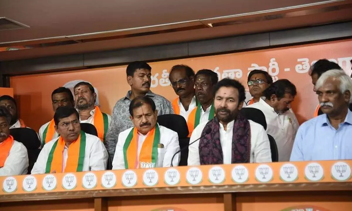 Double engine sarkar alone can deliver development to TG: Kishan Reddy