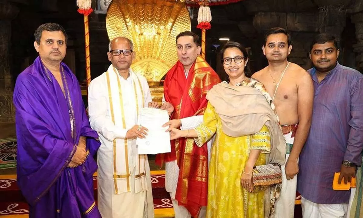 Chennai-based devotee donates Rs 6 cr to TTD