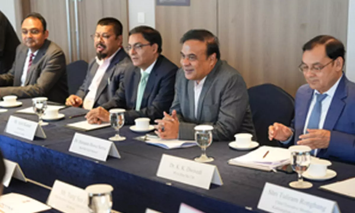 Assam CM holds meeting with Vice-President of worlds leading semiconductor vendor in Seoul Assam CM holds meeting with Vice-President of worlds leading semiconductor vendor in Seoul