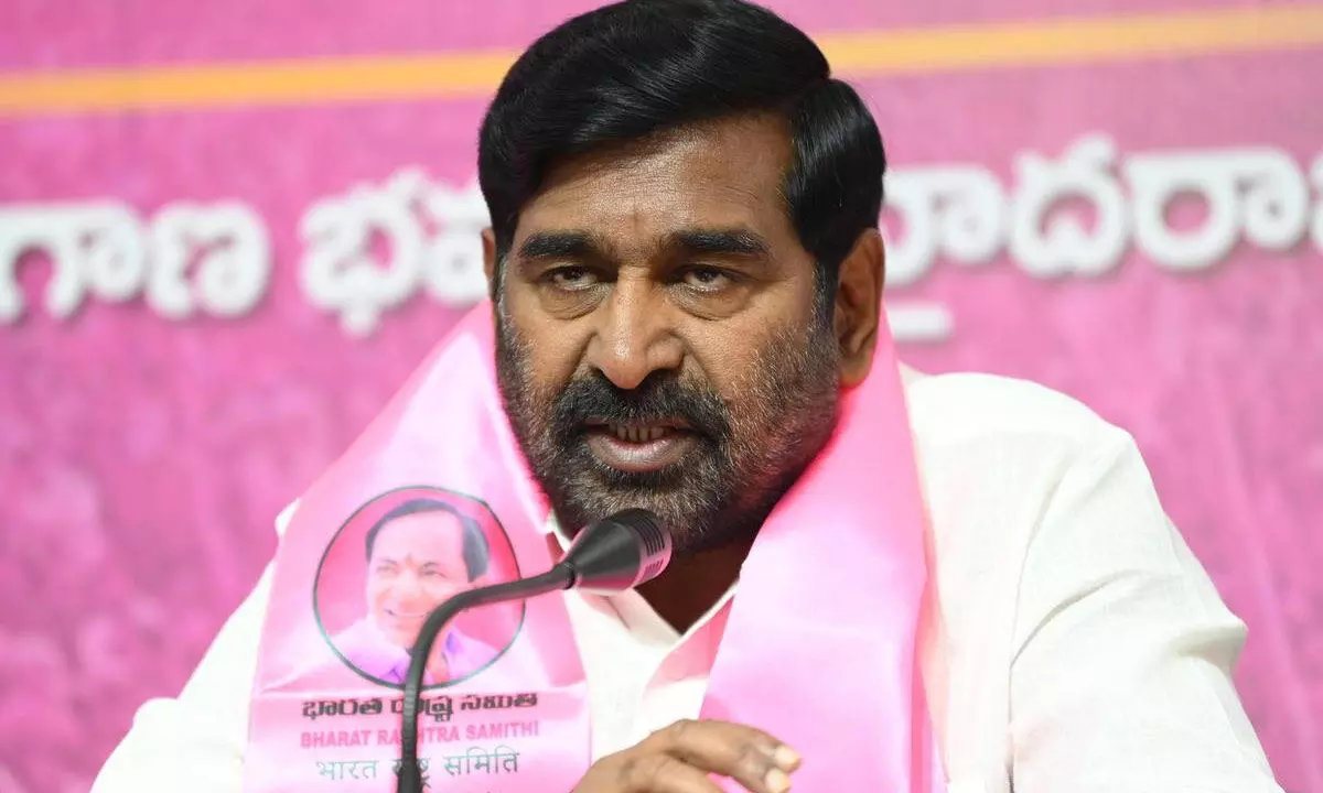 Former Minister Jagadish Reddy Slams Congress for Goonda Raj in Nalgonda