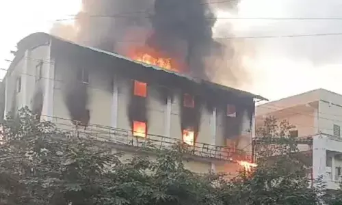 Fire breaks out from Pharma City