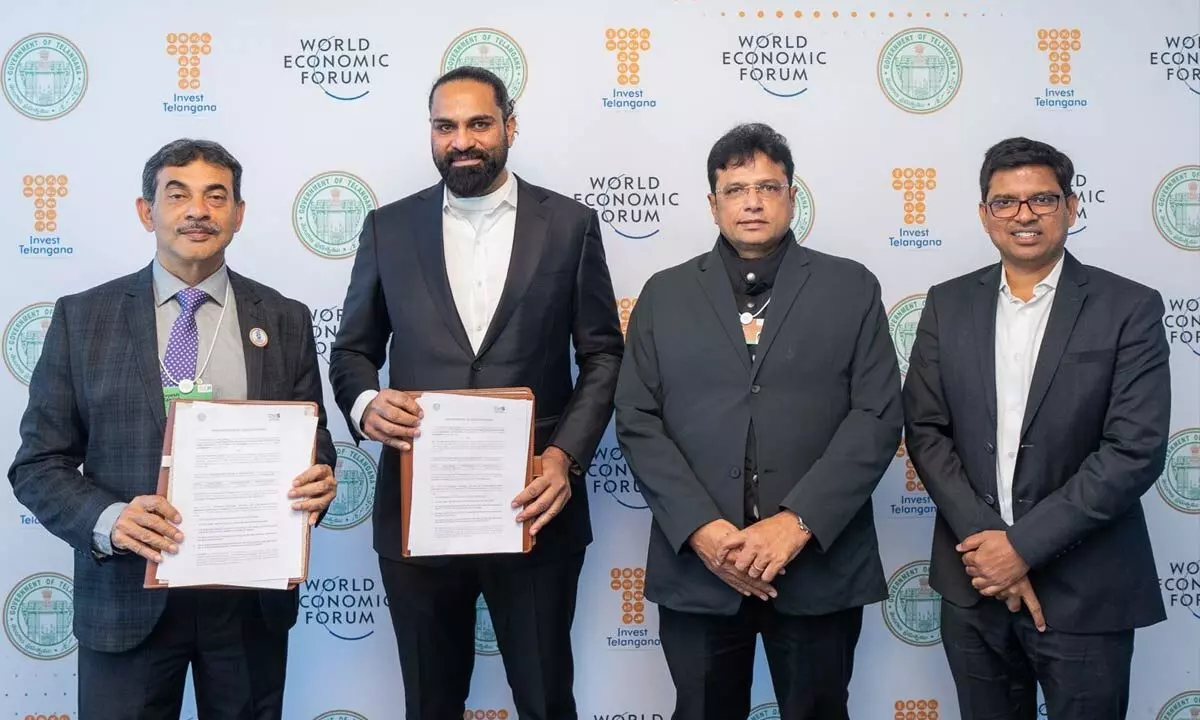 Telangana Secures Rs 10,000 Crore AI Data Center Investment at Davos Telangana Secures Rs 10,000 Crore AI Data Center Investment at Davos