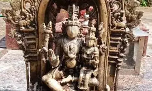 17th Century Umamaheshwara Sculpture Found in Udupi