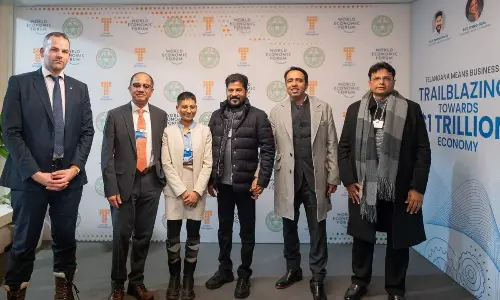 Telangana Pavilion cynosure of all eyes at Davos WEF meet
