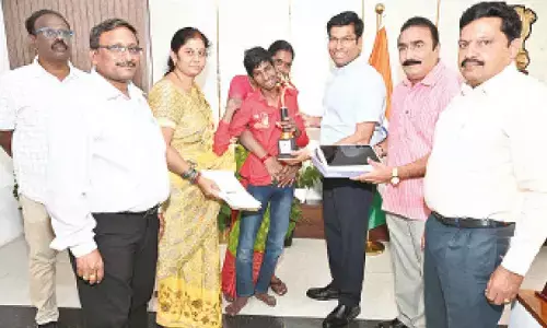 Tirupati student overcomes odds, achieves national recognition