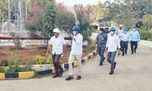 Energy minister Gottipati Ravi Kumar visits Jindal plant