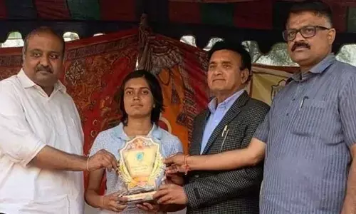 Chikitha wins gold in Telangana State Jr Archery C’ship