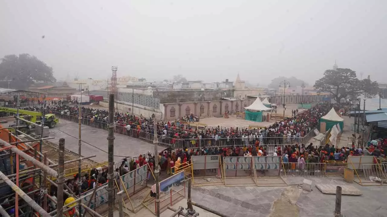 1st anniv of Ramlala’s enshrinement: Devotees flock to Ayodhya