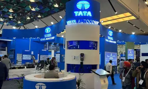 Tata AutoComp stall opened at Bharat Mobility expo