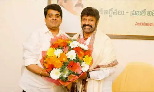 AHUDA chief meets Balayya