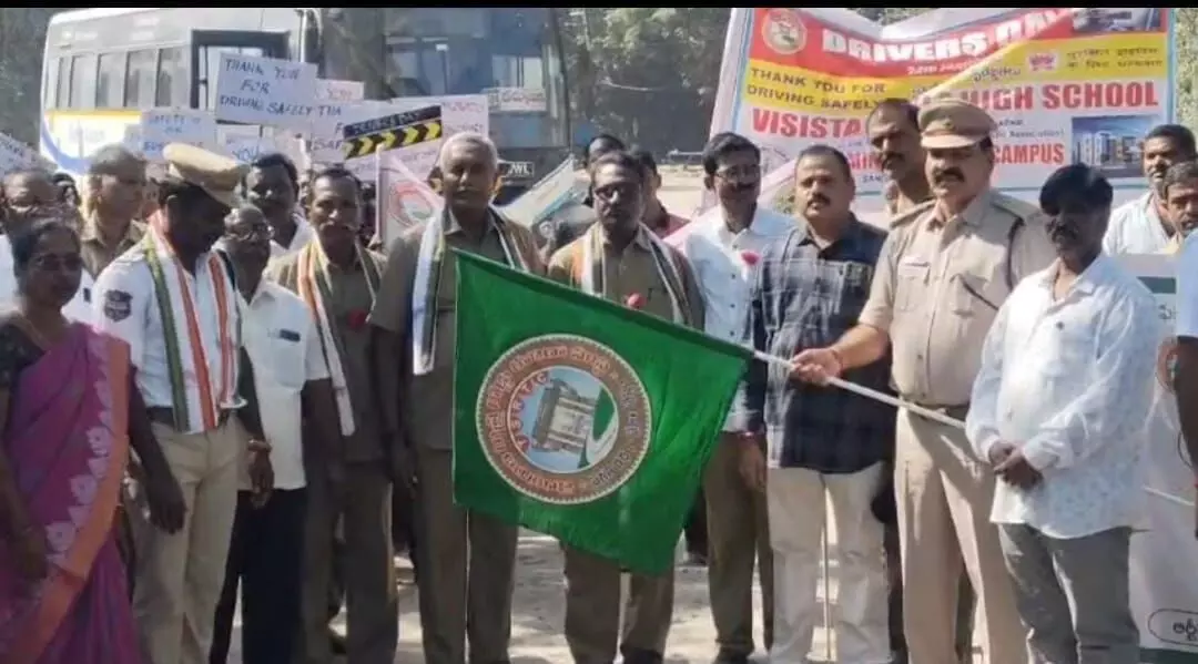 Road Safety Month: Awareness Rally Organized in Gadwal. Road Safety Month: Awareness Rally Organized in Gadwal.