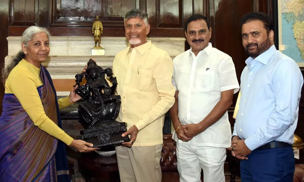 CM meets FM Sitharaman, seeks funds for AP projects