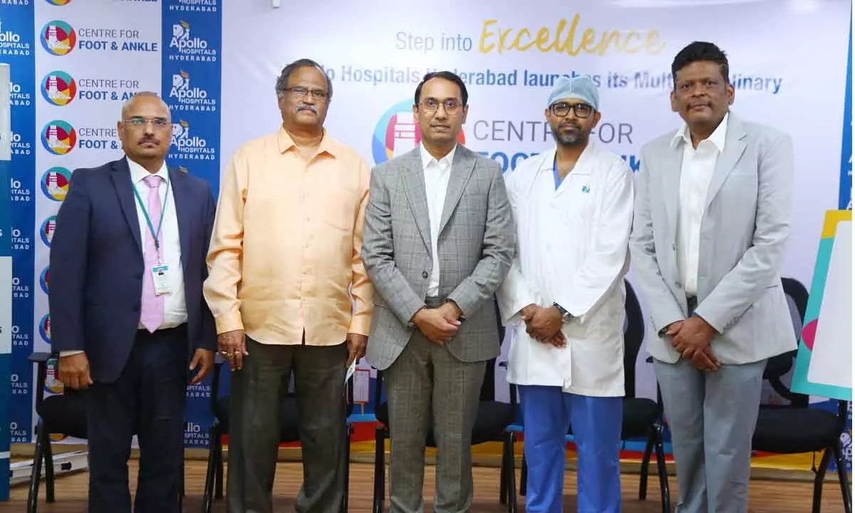 Apollo Hospitals, Hyderabad, launches a Multidisciplinary Centre for Foot & Ankle Care! Apollo Hospitals, Hyderabad, launches a Multidisciplinary Centre for Foot & Ankle Care!