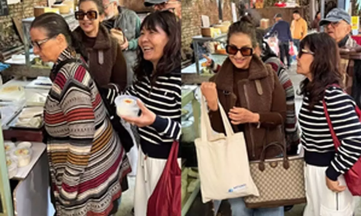 Manisha Koirala stock ups for the week from Farmers Market Manisha Koirala stock ups for the week from Farmers Market
