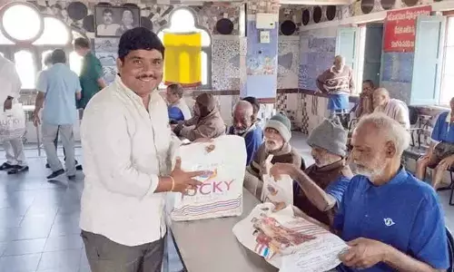 Pendurthi MLA distributes rugs, shawls to senior citizens