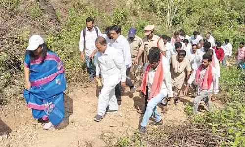 Collector treks 6 km to identify problems of tribals