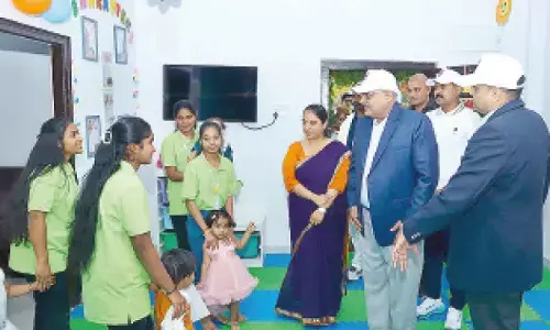 DGP inaugurates crèche at Cyberabad Police Commissionerate