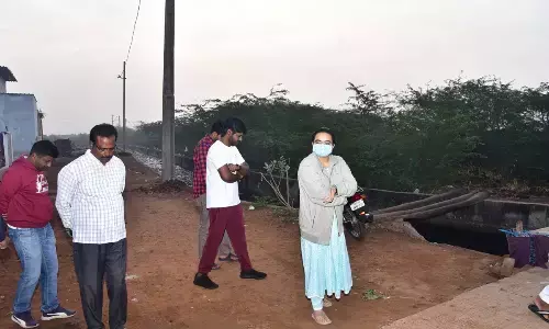 Civic chief inspects sanitation works