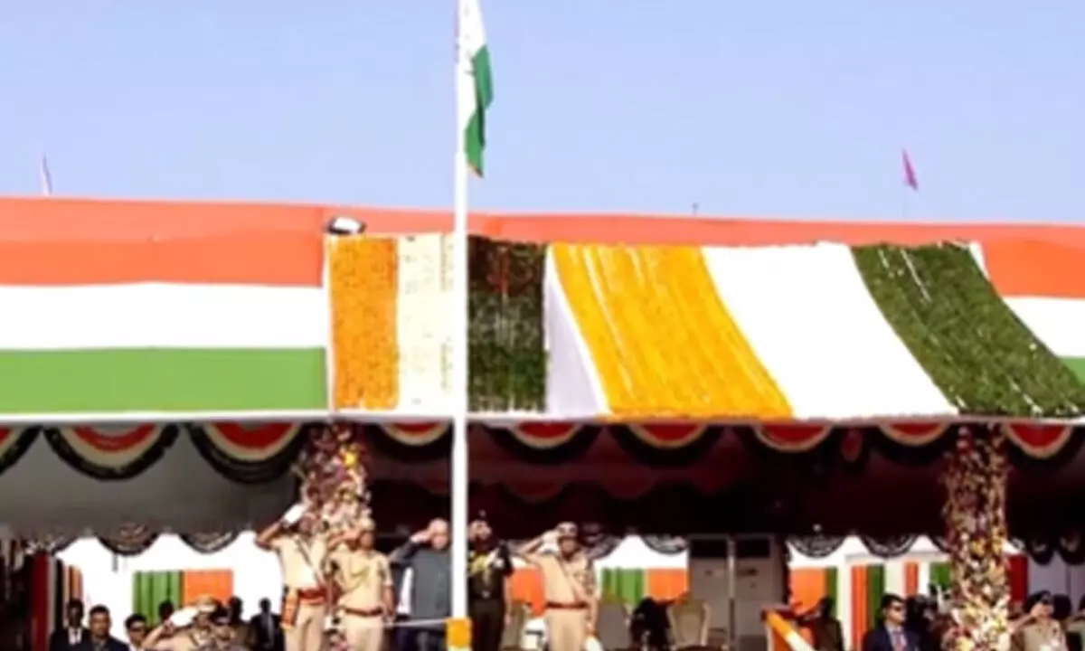 AP governor Abdul Nazeer hoist flag on Republic Day, says govt. is committed to peoples welfare