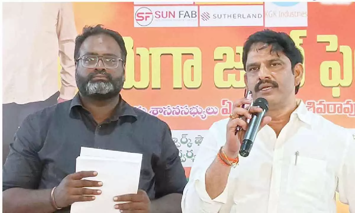 MLA Yeluri conducts job fair MLA Yeluri conducts job fair