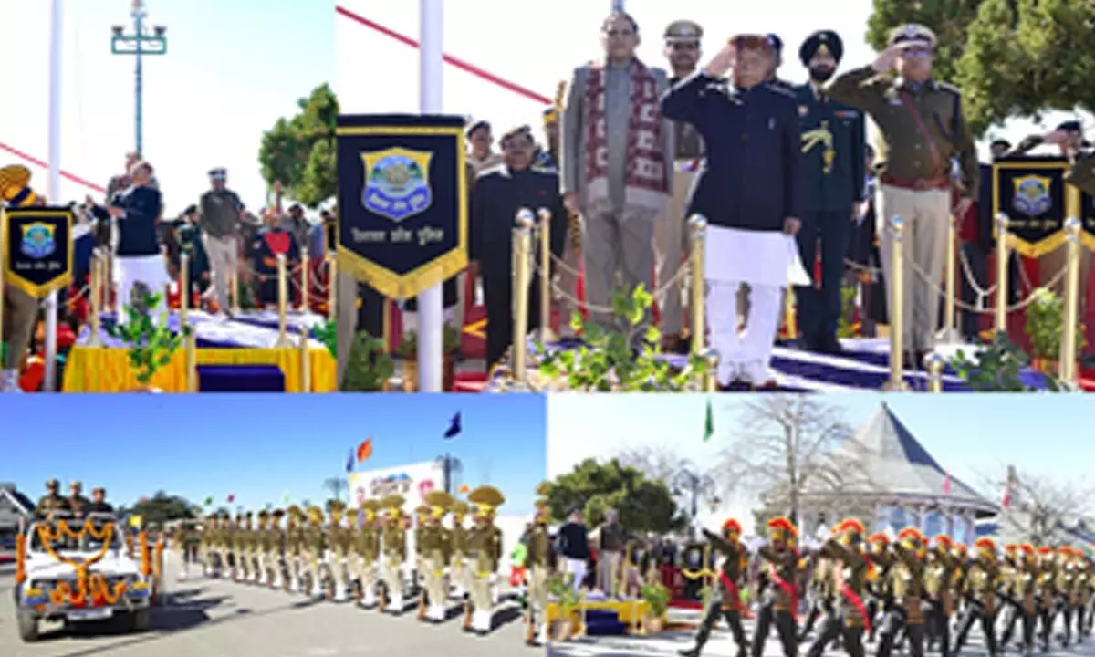 Braving cold weather, Himachal Pradesh celebrates 76th Republic Day