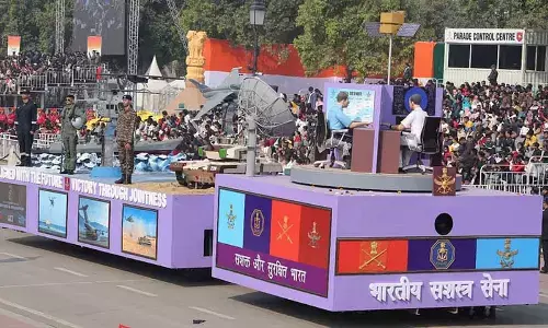 Tri-Service Tableau Showcases Military Integration At Republic Day Parade