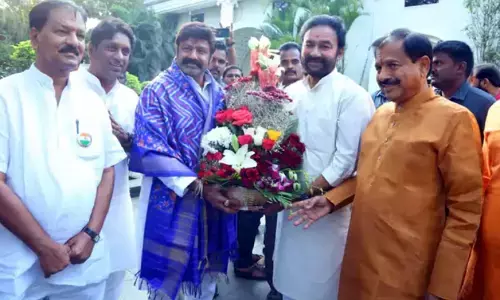 Kishan Reddy Visits Balakrishnas Residence, Extends Congratulations