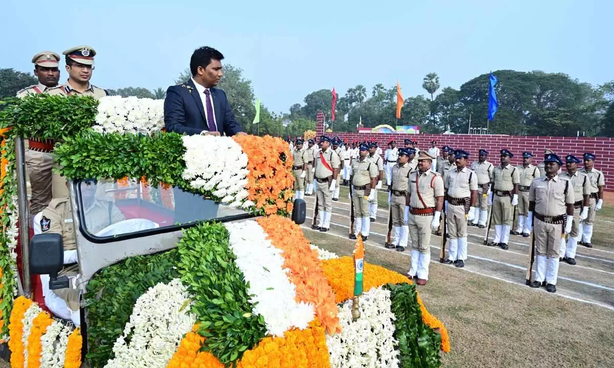 Collector takes part in 76th Republic Day celebrations Collector takes part in 76th Republic Day celebrations