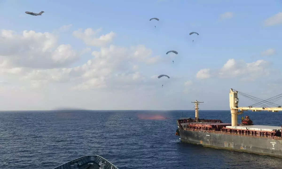 Wing Commander Akshay Saxena Awarded Vayu Sena Medal For Heroic Rescue Mission In Arabian Sea Wing Commander Akshay Saxena Awarded Vayu Sena Medal For Heroic Rescue Mission In Arabian Sea