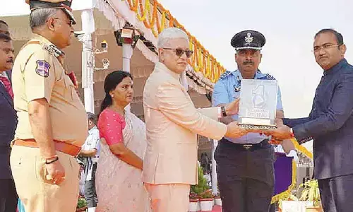 Governor fetes TGSPDCL CMD