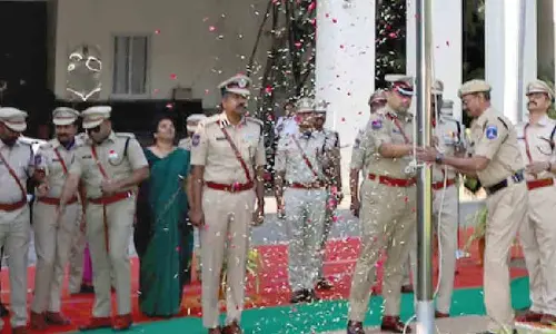 Tri-Police Commissionerates celebrate R-Day