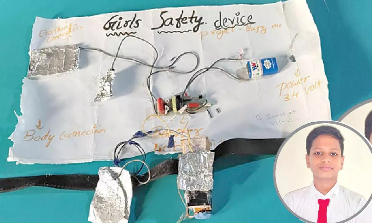 Teen designs footwear device to ward off attackers