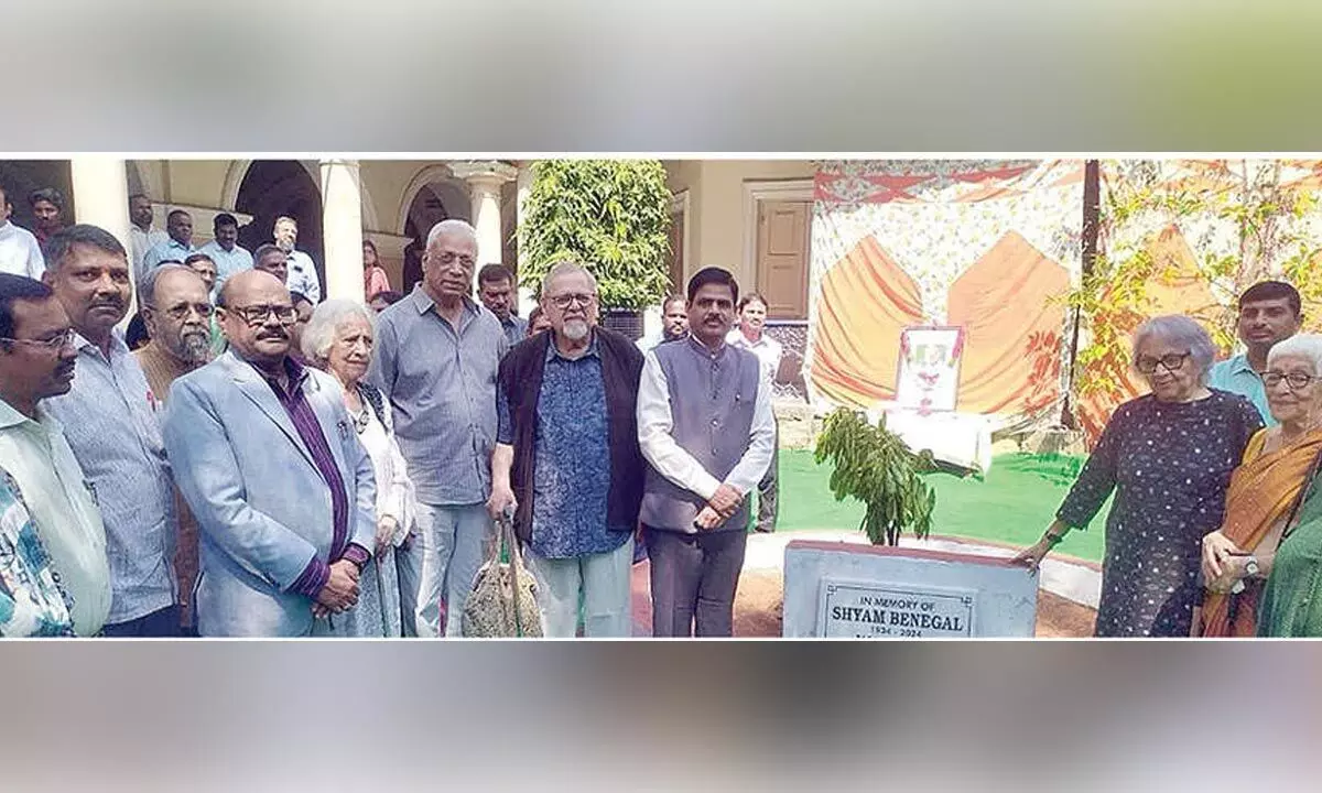 Nizam College recalls memories of its alumnus Shyam Benegal