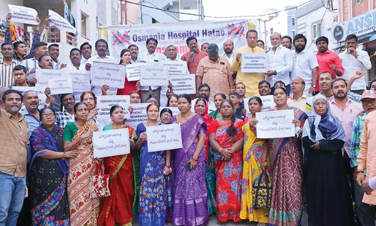 Protest brewing over new OGH at Goshamahal, bandh on Jan 31 Protest brewing over new OGH at Goshamahal, bandh on Jan 31