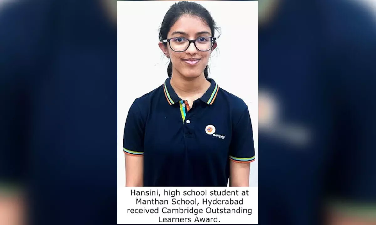 Hyderabad Student Receives Cambridge Outstanding Learners Award