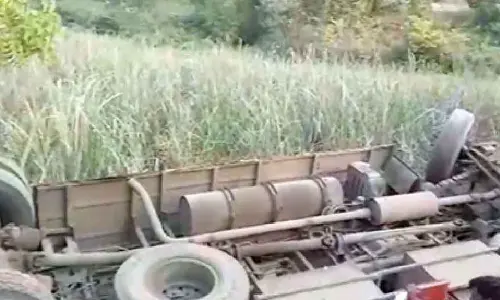 Two die as bus overturns in Angul