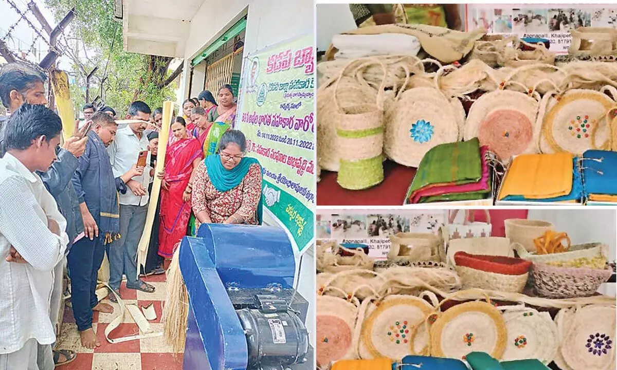 Kadapa duo makes ‘gems’ of banana stems