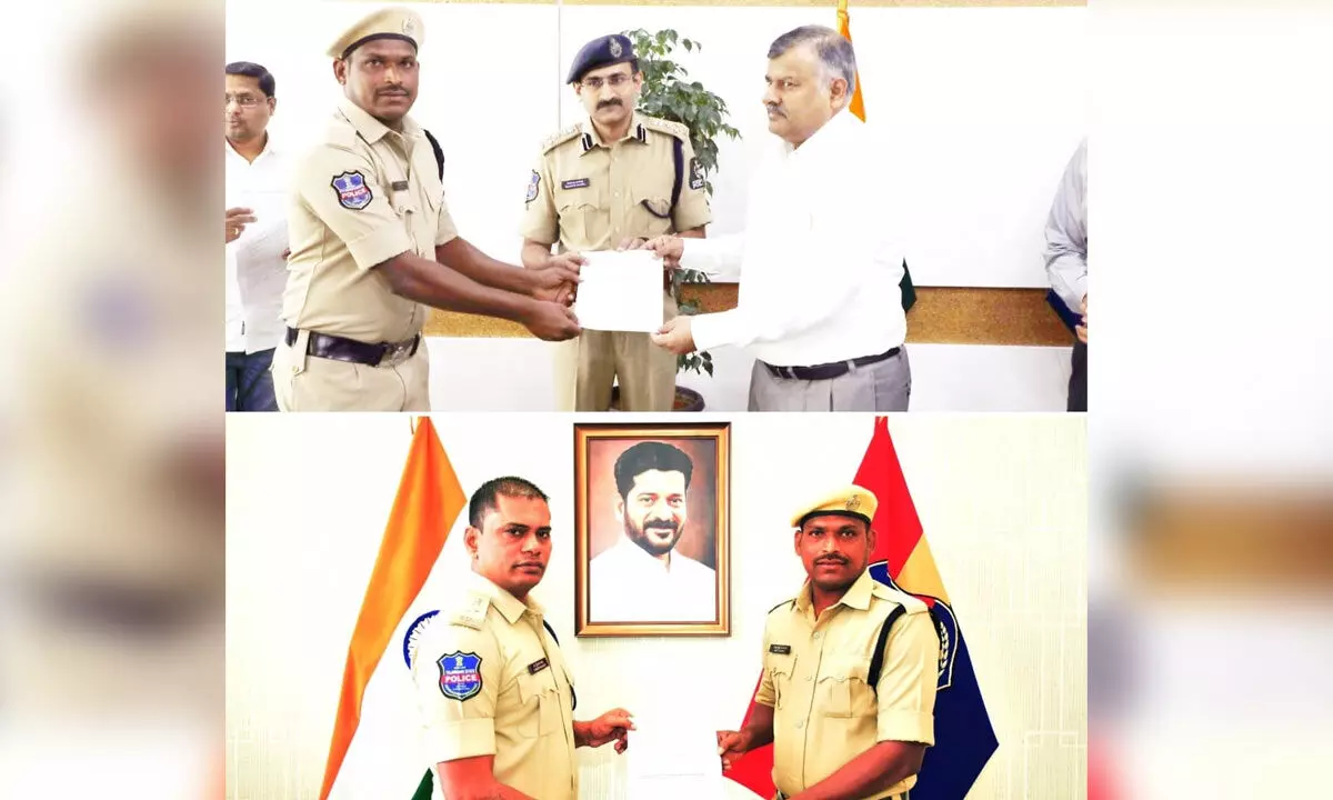 Mallikarjun Naidu Wins First Place in State-Level Police Essay Competition