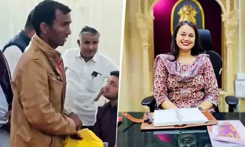 Barmer Farmer Demands Helicopter Access from IAS Officer Tina Dabi Due To Road Encroachment