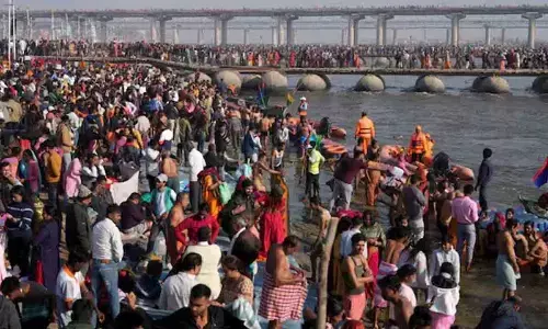 Prayagraj Airport Sees Record Flight Surge During Maha Kumbhs Mauni Amavasya