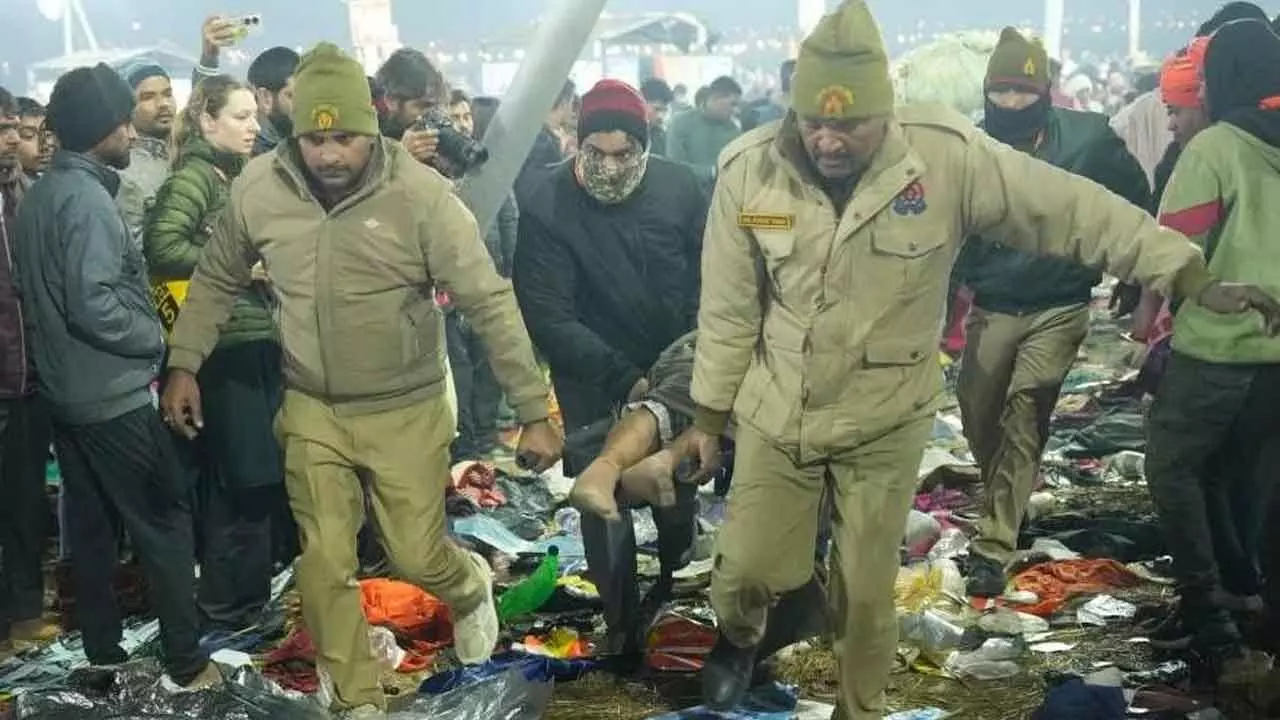 Sudden surge of devotees led to stampede: Eyewitnesses recount chaos