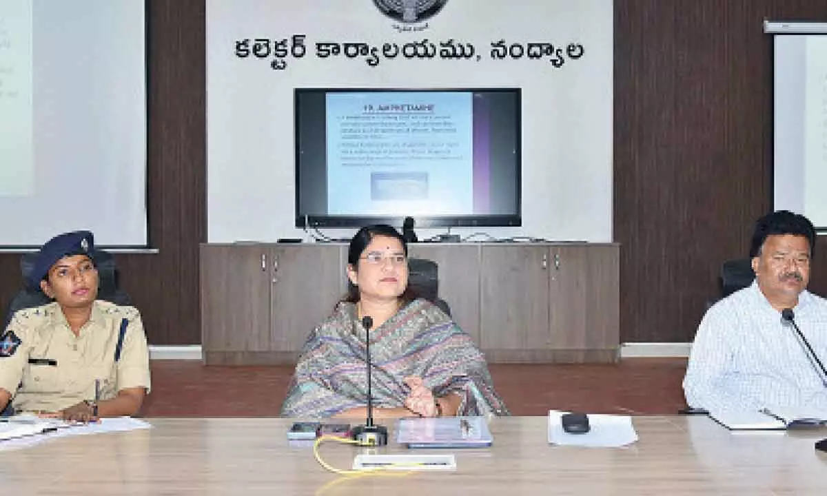 Strict measures to curb narcotics in Nandyal district says Collector G Rajakumari Strict measures to curb narcotics in Nandyal district says Collector G Rajakumari