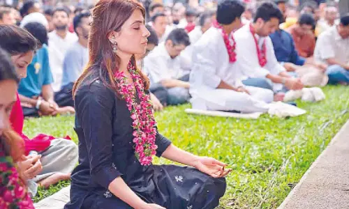 Samantha talks about how meditation has become her anchor