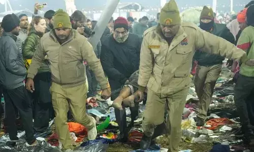Sudden surge of devotees led to stampede: Eyewitnesses recount chaos