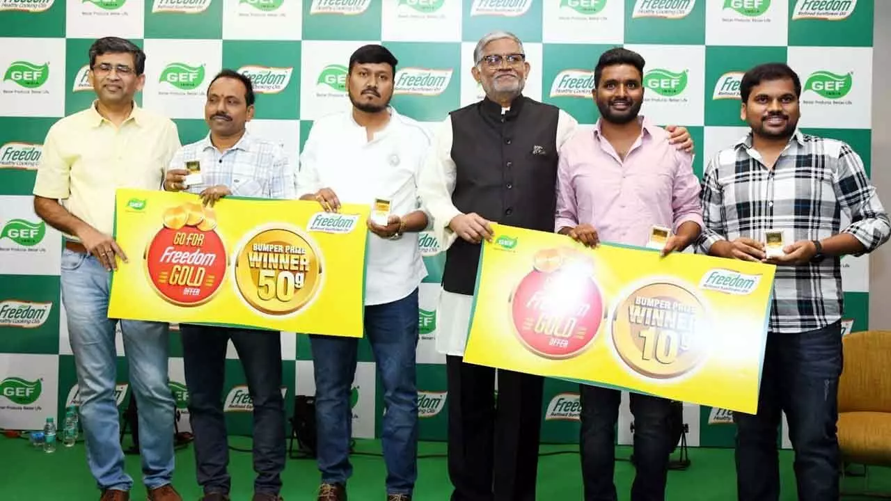 Freedom Healthy Cooking Oils Felicitates Winners of ‘Go for Freedom Gold Offer 2024’ Freedom Healthy Cooking Oils Felicitates Winners of ‘Go for Freedom Gold Offer 2024’
