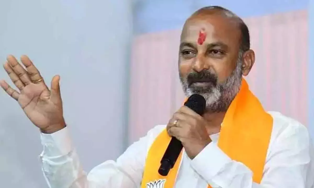 Do Not Halt Rythu Bharosa Scheme Under Pretext of Code of Conduct: Bandi Sanjay Do Not Halt Rythu Bharosa Scheme Under Pretext of Code of Conduct: Bandi Sanjay