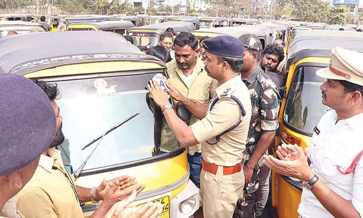 Cops spread road safety awareness