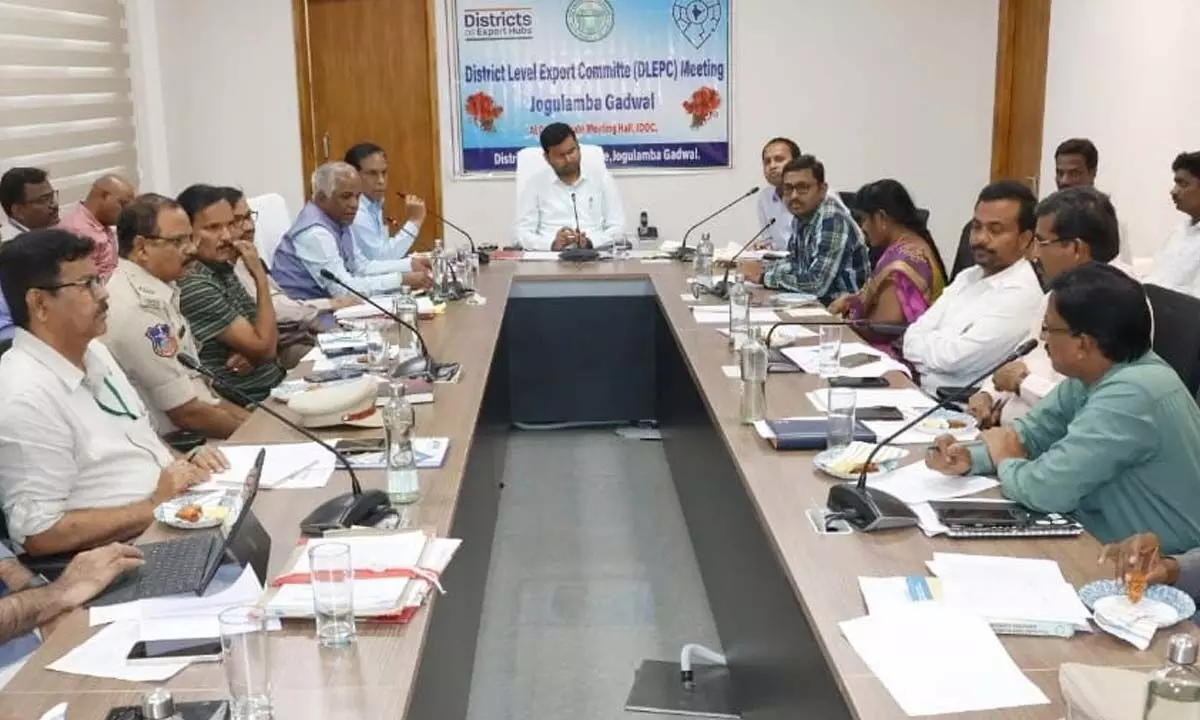 Gadwal Set to Become an Export Hub: District Collector Outlines Growth Strategy