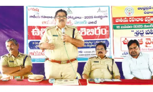Eluru: Free health camp organised for drivers